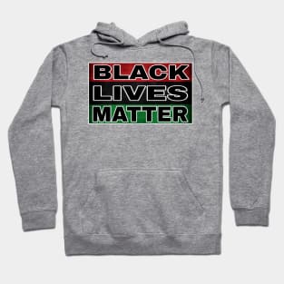 Black Lives Matter - Pan African - Front Hoodie